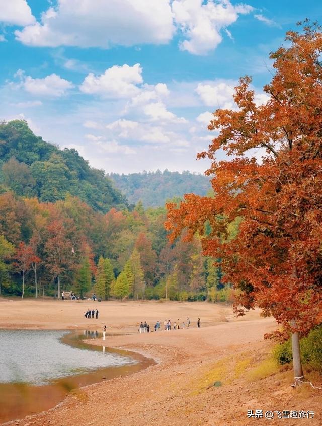 从杭州出发，一小时左右车程，五个风格各异的绝佳赏秋地