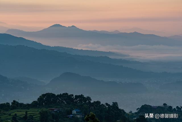 尼泊尔摄影之旅（13）——博克拉观喜马拉雅山日出