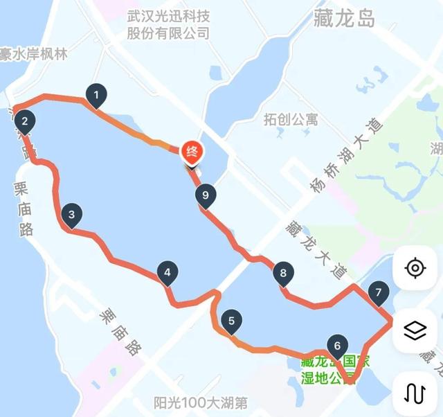 光谷8条私藏跑步路线，资深跑友力荐	，每条都有独特魅力