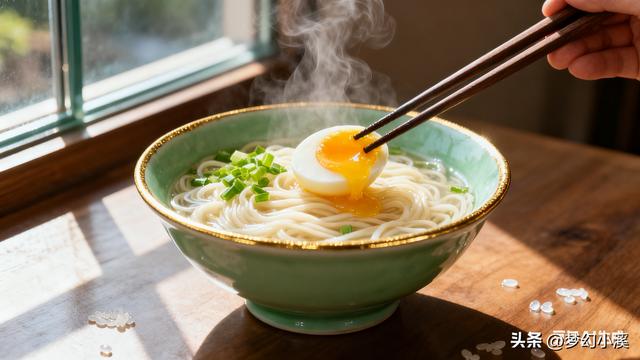 晨光里的热汤面