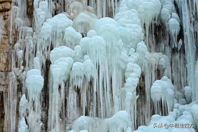 虎峪冰瀑：山谷里的冬日秘境、现实版的冰雪奇缘