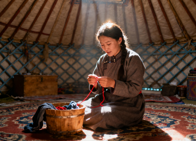 60岁蒙古族阿妈告诉我：如果你看到女主人床头系了红绳，千万别碰