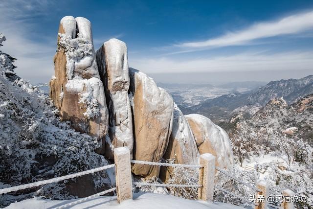 雪中的九华山原来这么美啊！