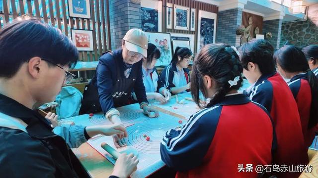 当青春邂逅山海：威海水产学校学子走进赤山，开启非遗研学之旅