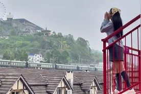 8D城市的独特魅力 重庆不仅有“轨道穿楼”还有“屋顶火车”图片