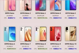 OPPO Reno系列大全，六年更新了13代图片