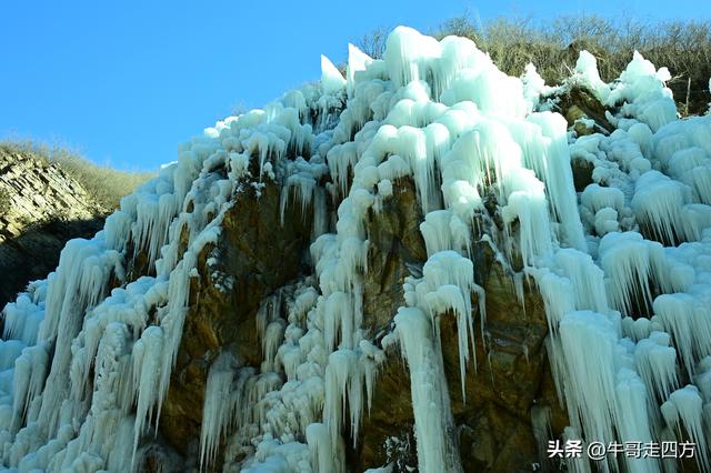 虎峪冰瀑：山谷里的冬日秘境、现实版的冰雪奇缘
