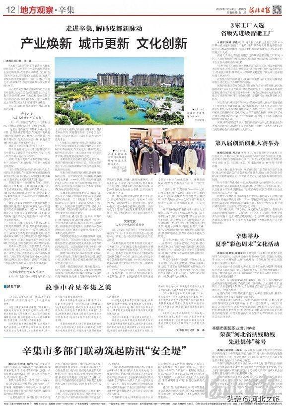 走进辛集，解码皮都新脉动