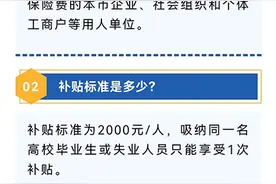每人2000元，免申即享！上海重点群体一次性吸纳就业补贴来了图片