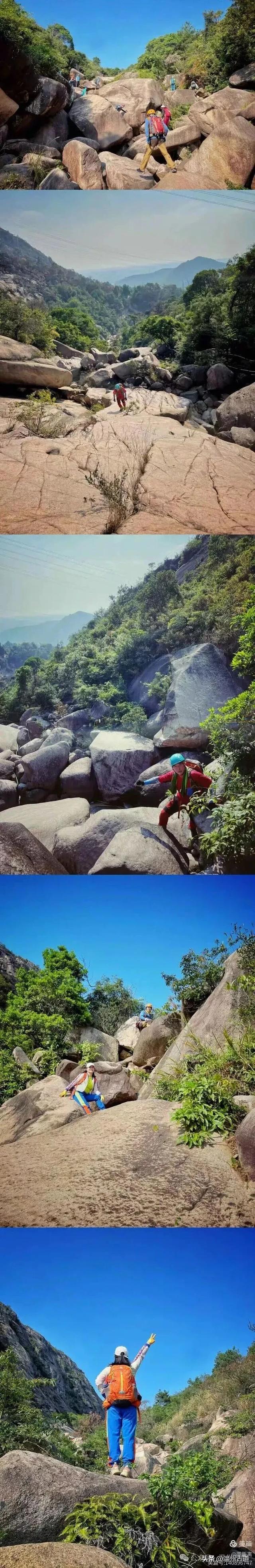 大罗山四条峡谷环线穿越，经典攀爬好线路！