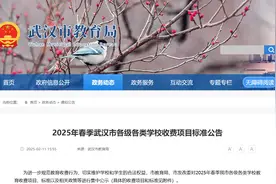 最新收费标准！武汉市教育局公布图片