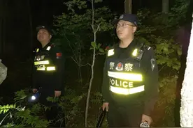 警民兵分两路连夜搜山11小时，营救进山迷失者……图片