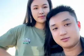 在老挝一位24岁美女追求中国21岁帅小伙，还一直追到国内家里来了图片