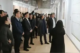 让更多市民感受人文松江魅力！“董其昌山水画特展”淄博巡展开幕图片