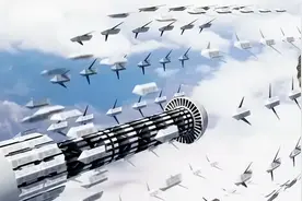 从未出现过！中国新无人机：可1变6，随目标而变，比蜂群战术还强图片