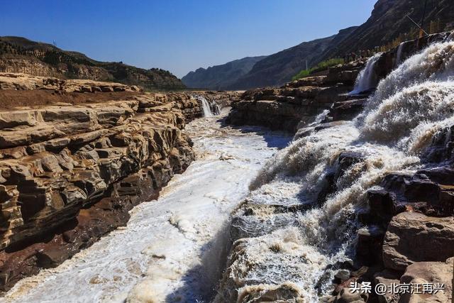 壶口在上，冬季的壶口瀑布果真不一样