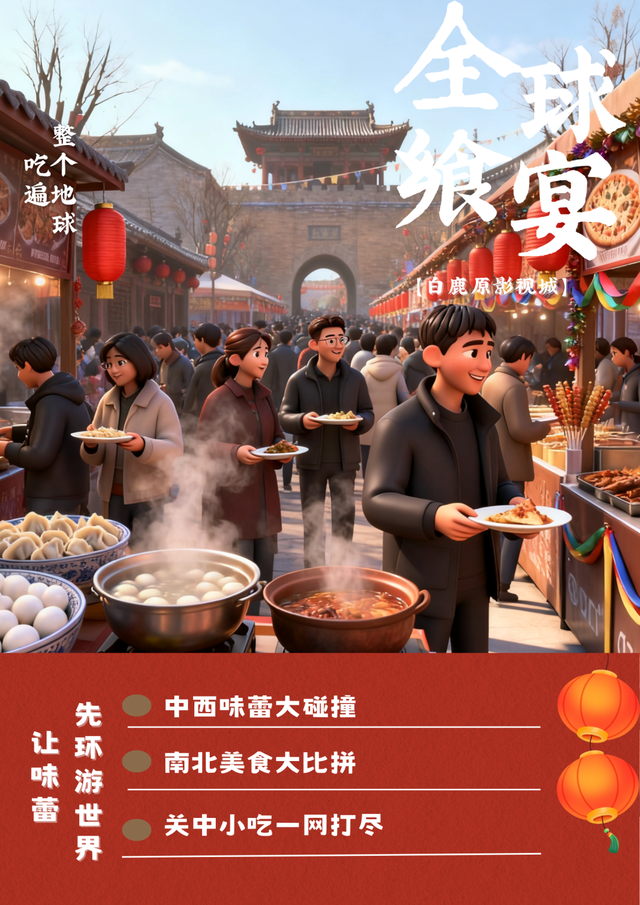 白鹿原影视城春节八大硬核矩阵！玩转中国年！现在，让我们提前入场！