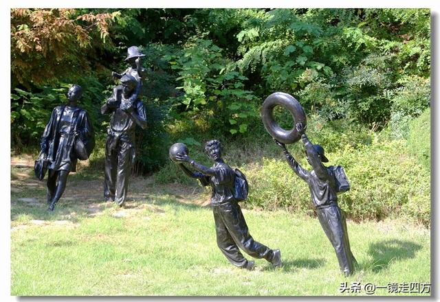 大连滨海路终点的海之韵公园