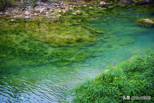 渠县賨人谷的秋天“水”醒啦，去解锁川东小九寨！