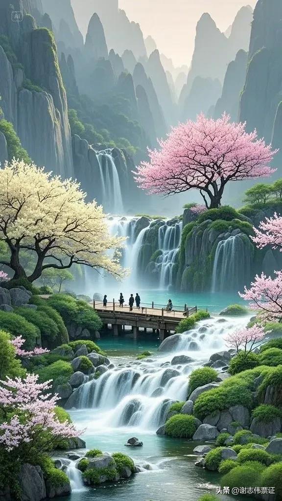 人间仙境 美如画卷