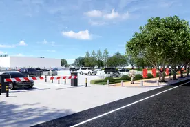 198个车位！西海岸这一停车场计划4月底竣工图片