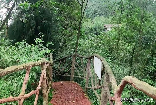 成都周边清凉胜地，三伏天穿长袖，吊桥、瀑布、栈道，不要门票！