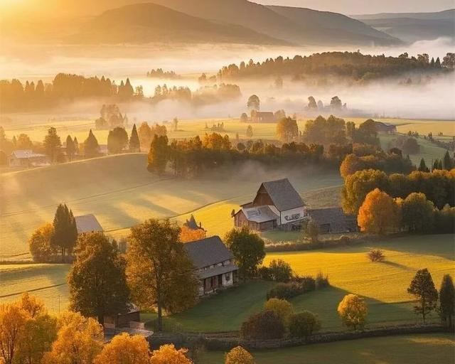 遇见,深秋的田野