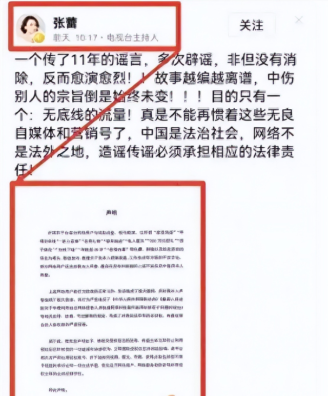 包养四个男人，嫁给70岁富翁？央视女主持私生活谣言真的太离谱