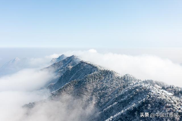 庐山雪景分外妖娆