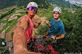 火遍全网！王一博探索阳朔攀岩极境，听导师聊聊幕后的那些趣事→图片