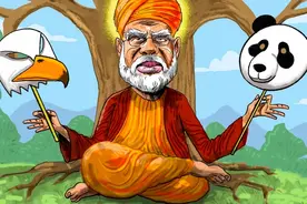 心高命薄！印度野心太大，实力不足，暂时没有资格与中美平起平坐图片