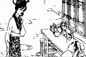 晚上，小姨子约姐夫到旅馆见面，姐夫去了却发现是妻子图片
