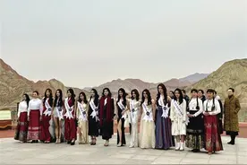 20位环球佳丽助力兰州冬春旅游图片