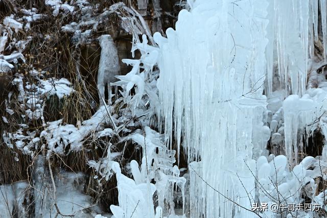 虎峪冰瀑：山谷里的冬日秘境、现实版的冰雪奇缘
