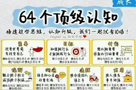 64个世界顶级认知，一秒钟看透事物本质，和大多数人会不一样的图片