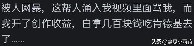 最意外的一笔收入是什么？有人被网暴后，转手提现几百块视频收益