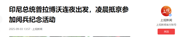 北约唯一参加九三阅兵的领导人，临行之前，说了句让欧洲汗颜的话