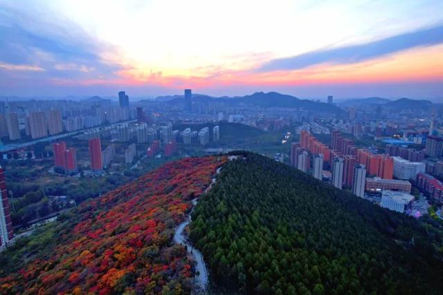 新华社聚焦+国家地理推荐！济南蝎子山“鸳鸯锅”秋景太惊艳了！