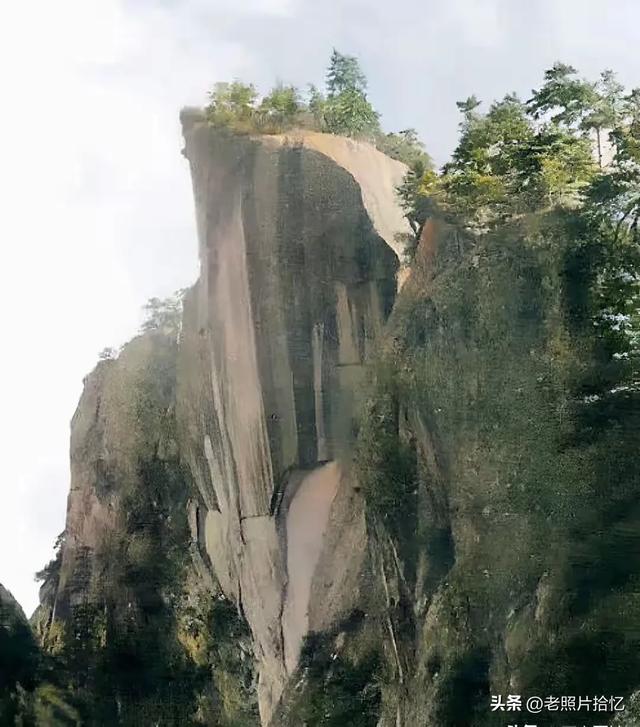 太罕见，90年前德国人拍摄的华山！那时的华山，竟如此壮观？