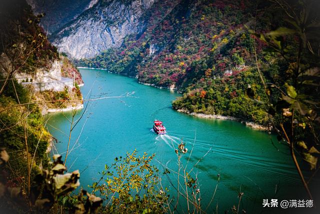 冬日巫山：红叶浸透风骨，江山如画
