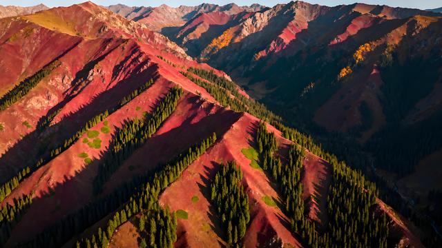 长风掠过天山麓，秋韵漫染乌鲁木齐 —— 丝路名城的鎏金诗卷