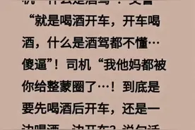 交警和司机的对话，看完笑抽了，搞笑的段子真的值得一看。图片