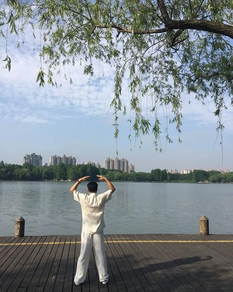 换劲小结一：胸膈内收换内息，肩圈鼓荡龙虎劲，根劲为阳尾闾阴