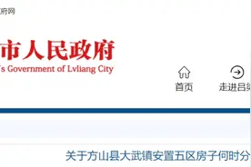 吕梁这个安置区何时分房？具体时间来了图片
