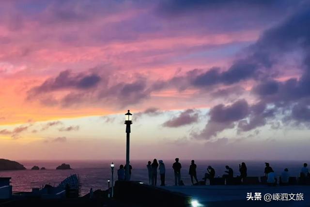 世纪晚霞美炸！荧光海爆发！花鸟岛必须去一趟啦~