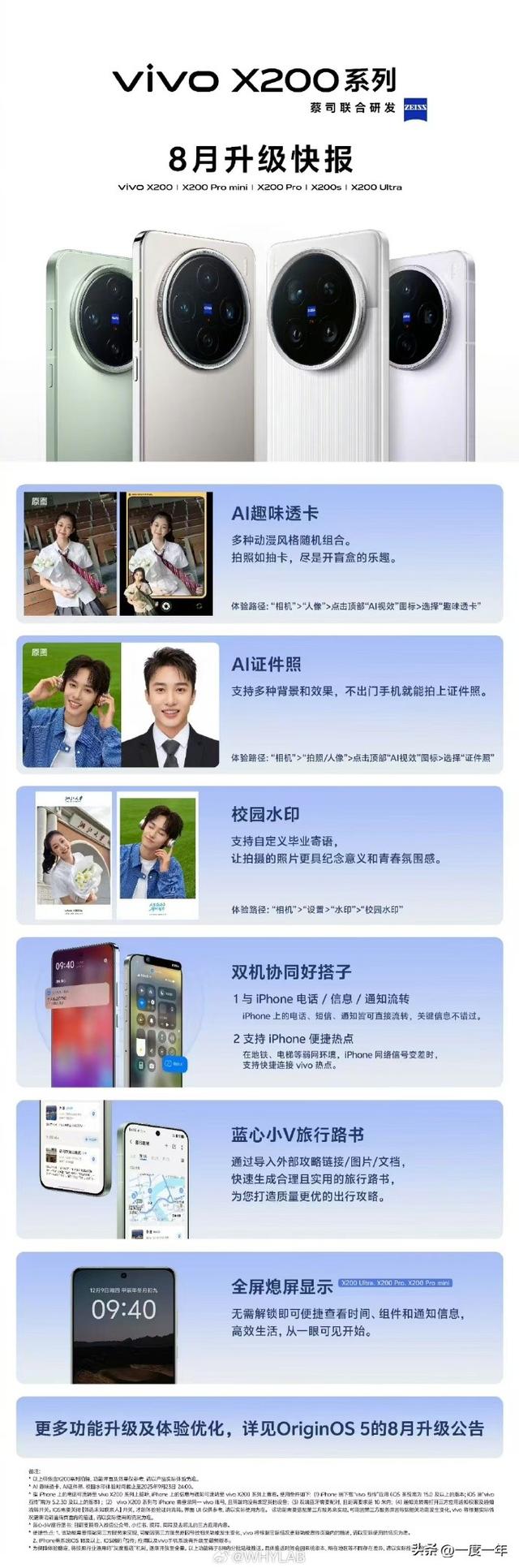 vivo双旗舰8月影像升级！胶片滤镜+AI玩法引爆创作力