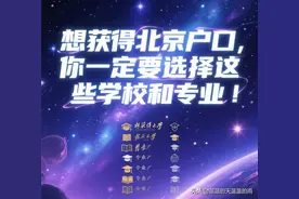 张雪峰：想获得北京户口，你一定要选择这些学校和专业！图片