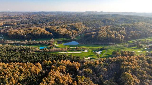 长春的秋天，有一幅油画叫做“净月潭”