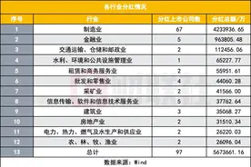 红包雨”来了！97只A股豪掷567亿分红，这家公司“一骑绝尘”→图片