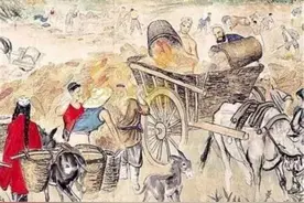 闹饥荒时，鱼虾满河，为何百姓宁吃草根、啃树皮，也不去抓鱼虾？图片